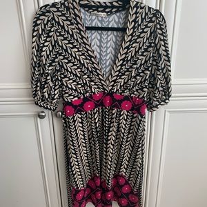 Forever 21 stretch empire waist tie dress